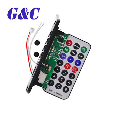 Wireless Bluetooth 12V MP3 WMA Decoder Board For Bluetooth IC USB TF Radio