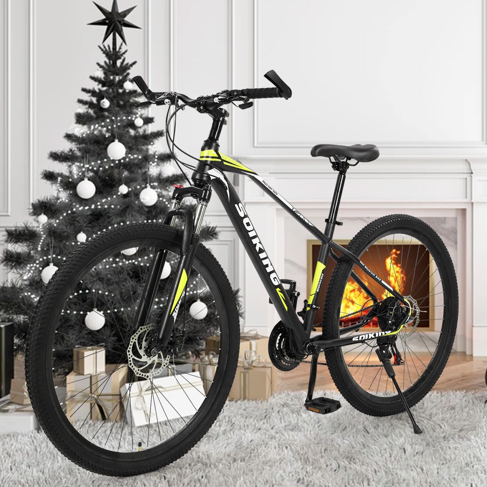 29-Inch 21-Speed High Carbon Steel, Front And Rear Disc off Road Bikes Women