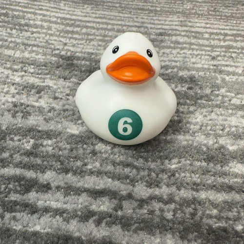 Rubber Duck White Green #6 Decor Car Home Office Cute