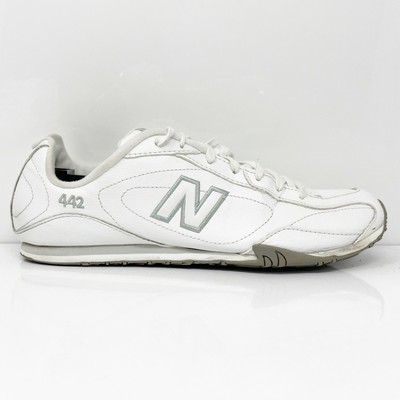 

New Balance Womens 442 CW442WS Белая повседневная обувь Кроссовки Размер 9,5 D, Белый, 442