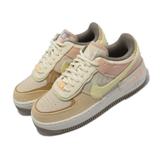 

Nike Wmns AF1 Shadow Coconut Milk Corduroy Women Casual Lifestyle DQ5075-187, Multi-color, Wmns Af1 Shadow