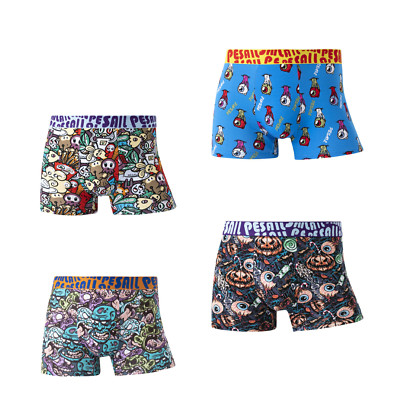 Pesail Psychedelic Cartoon Boxershorts M L XL 2XL Boxershort Unterhose Unterhose