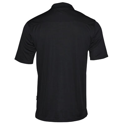 Mens Polo Button Shirt Short Sleeve Dry-Fit Sports Tennis Comfortable Fit