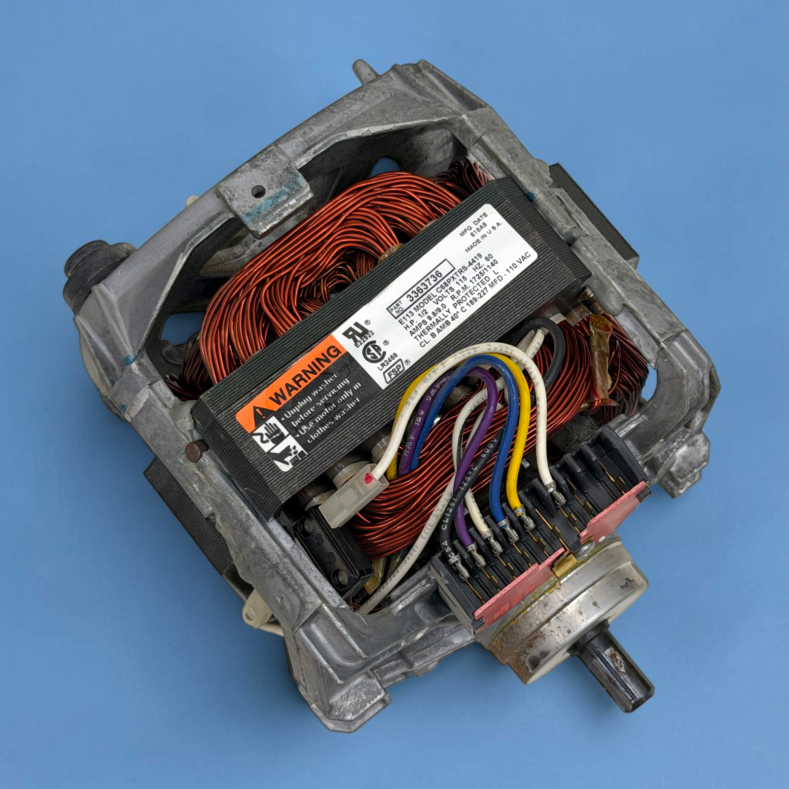 Whirlpool Washer Motor 3363736
