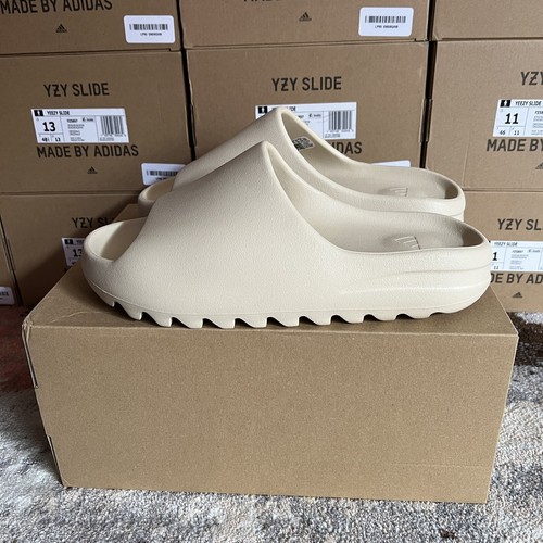 Pre-owned Adidas Originals Adidas Yeezy Slide Bone Fz5897 (2022 Restock) Sizes 13 In White