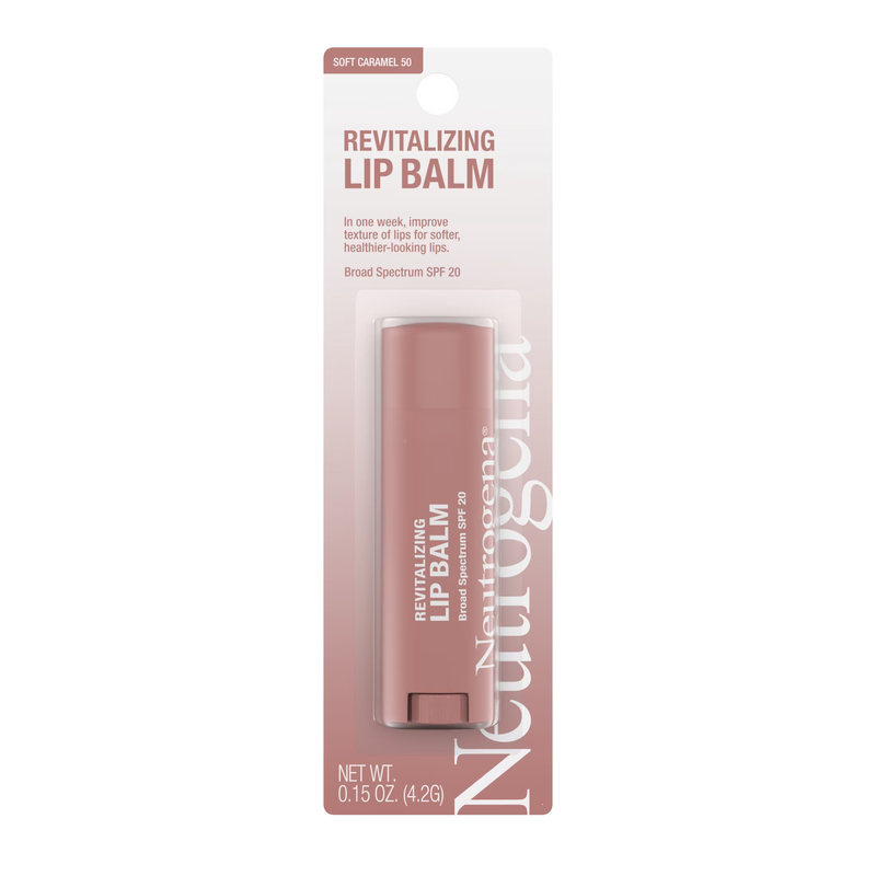 Revitalizing Tinted Lip Balm, SPF 20, Sheer Soft Caramel, .15 Oz