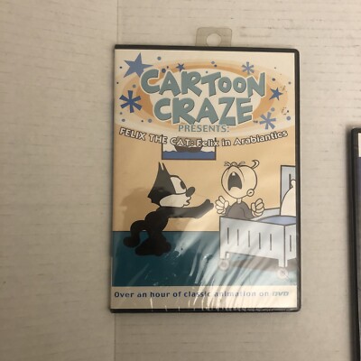 2 DVDs, Cartoon Craze Presents: Popeye: Alibaba & His 40 Thieves, Felix The Cat