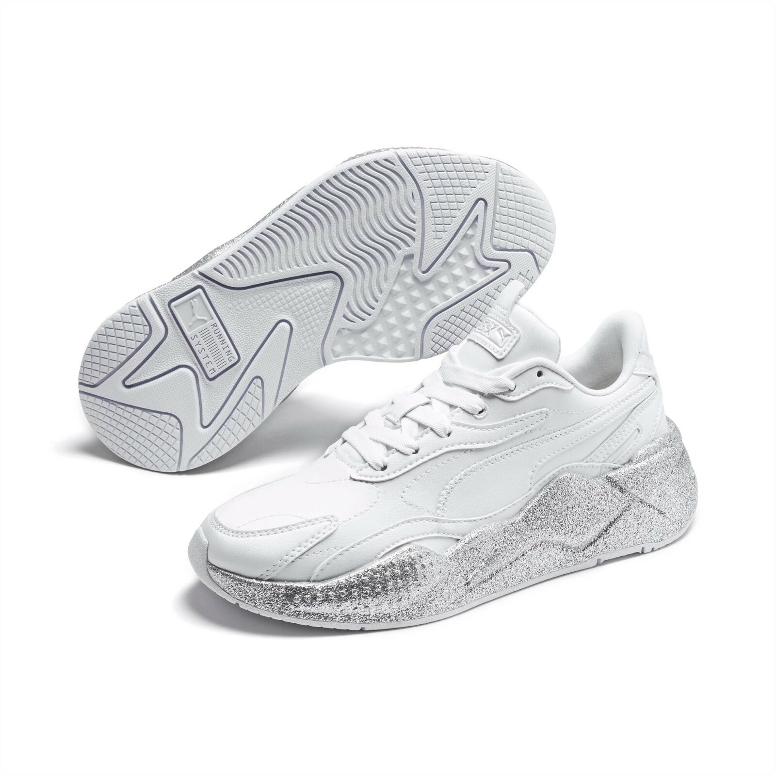 Brand New Puma RSX Glitz White Runners Women Shoes eBay
