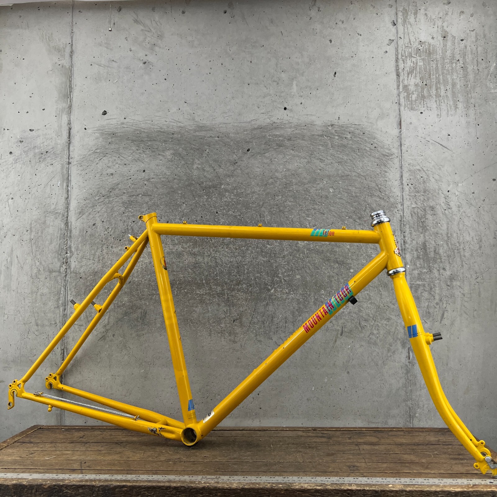 Vintage Raleigh Teton Mountain Tour Frame Set 20 in 4130 Chromoly CRMO 26 1980s