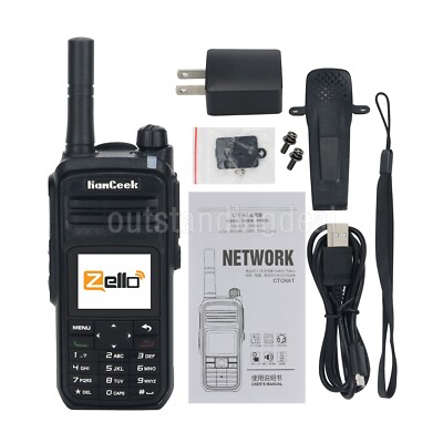Q168 4G POC Radio 5000KM GPS Walkie Talkie Wifi Bluetooth Transceiver for Zello-
