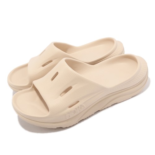 

Мужские сандалии унисекс Hoka U Ora Recovery Slide 3 Shifting Sand Beige 1135061-SSSS, Бежевый, U Ora Recovery Slide 3
