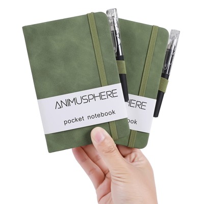 Animusphere 2Pack Pocket Notebook Small Notebook Journal Notebook 4 inches x ...