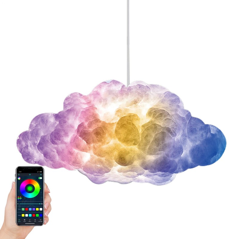 Cloud Light for Bedroom, 3D Floating Cloud Lamp Smart APP