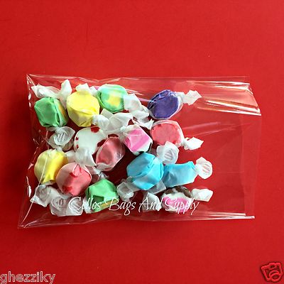 100 Super Clear Poly Bakery Cello Candy Bag Cookie Flat Polypropylene favor Bags