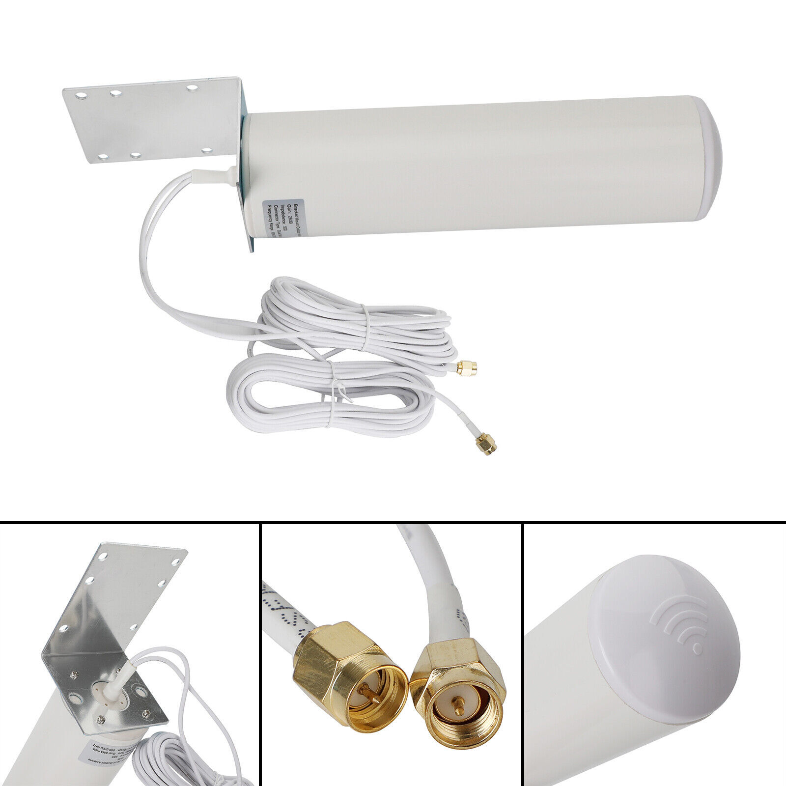 High Gain External 3G 4G LTE SMA Antenna for MOFI 4500 Cellular 4G SMA'Connector