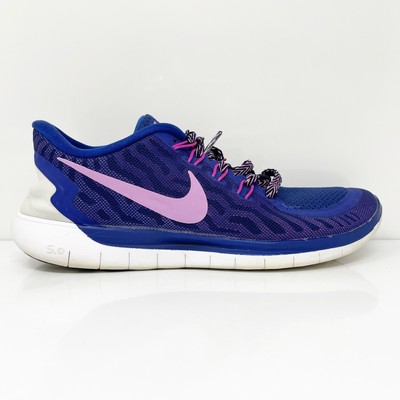

Nike Womens Free 5.0 724383-405 Синие кроссовки для бега, размер 7, Синий, Free 5.0