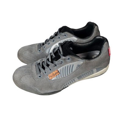 HUNZIKER Steve McQueen Gray Casual Driving Shoes US Size 8