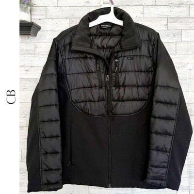 CB Sports Men’s Black Full-Zip Jacket, L