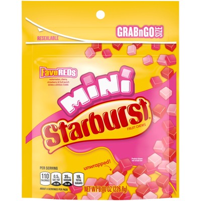 Starburst Favereds Fruit Gummy Candy Grab N Go - 8 oz Bag 1