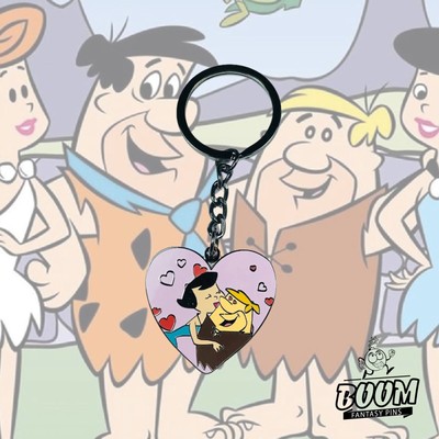 Pablo And Betty keychain, Pedro Picapiedra, Adorable Disney Fantasy keychains, P