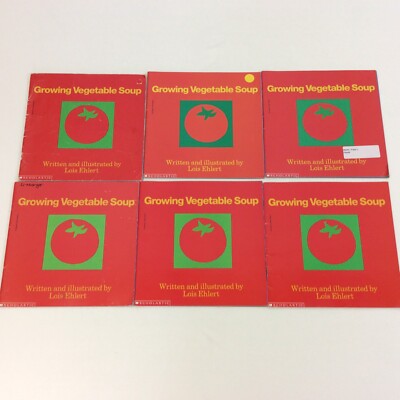 Growing Vegetable Soup Ehlert Kindergarten 1st Grade Teacher Guided 6 Book Lot