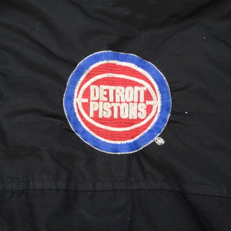 高速配送 Pistons Detroit STARTER Vintage Rare Basketball Puffer Down バッグ