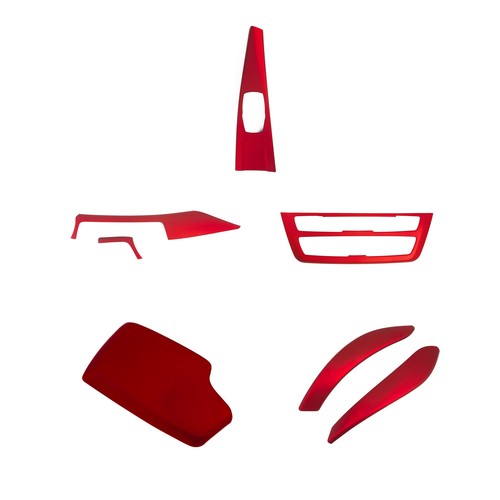 Red/ Cabon Fiber Pattern Interior Accessories Cover For BMW 3 4 Series F30 F31