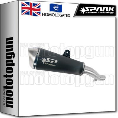 SPARK EXHAUST APPROVED BLACK KONIX HONDA CB 500 X 2013 13 2014 14 2015 15