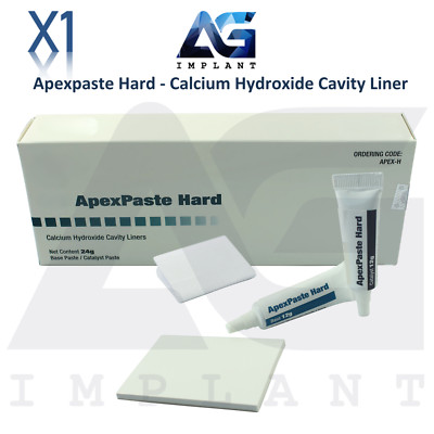 Dental ApexPaste Hard - Calcium Hydr0xide Paste Cavity Liner 12g Restorative