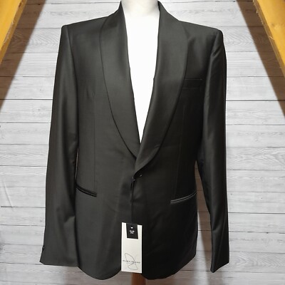 River IslandBrown Wool Suit Evening Jacket Slim Fit Size 40R BNWT RRP £120