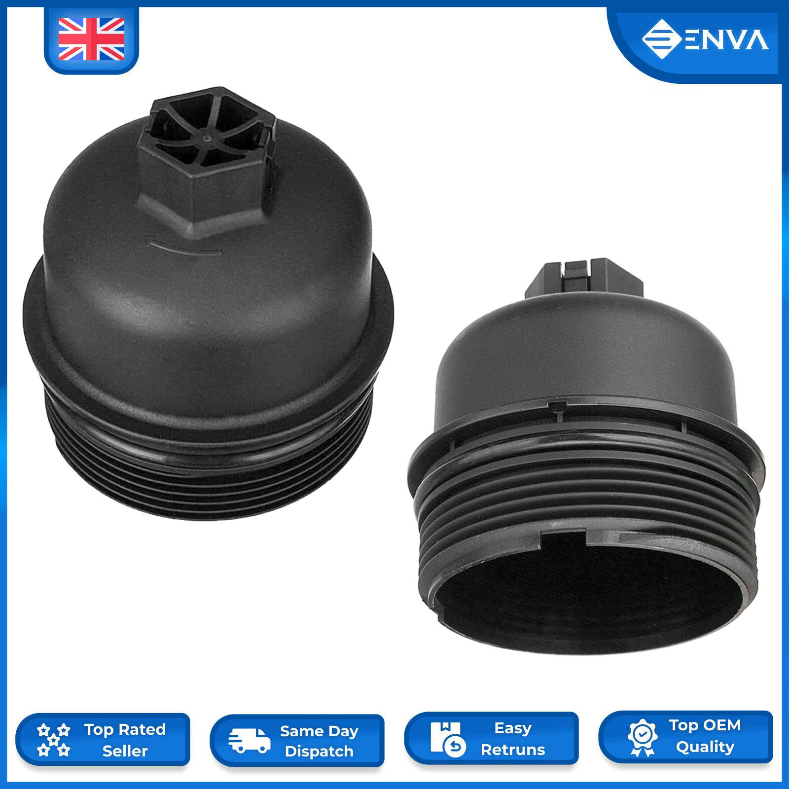 For Ford Transit Mk7 2.2 2.4 Diesel Oil Filter Housing Cap 3M5Q6737AA
