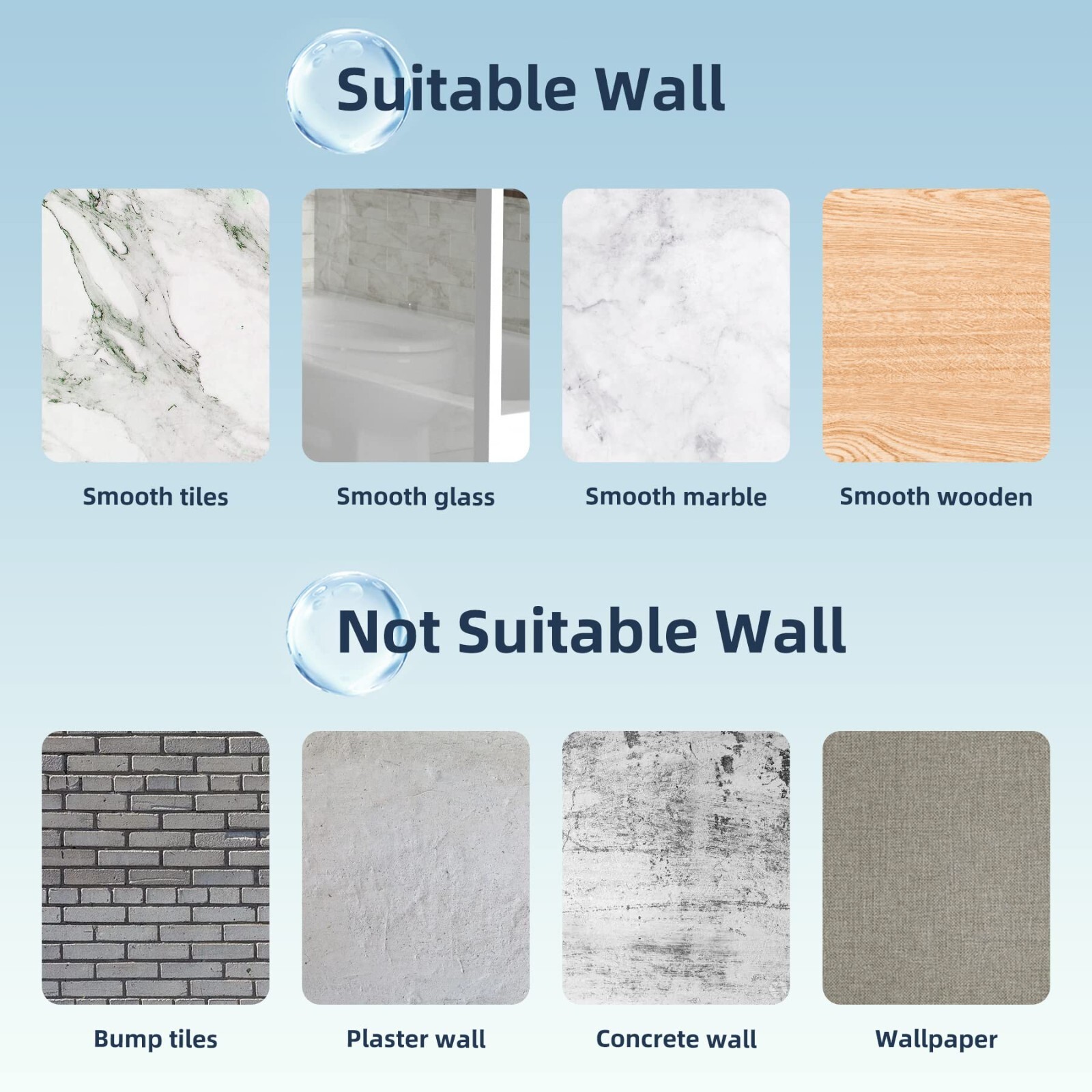 Wall Mount Strong Adhesive Shower Head Holder,Waterproof Handheld Shower Holder