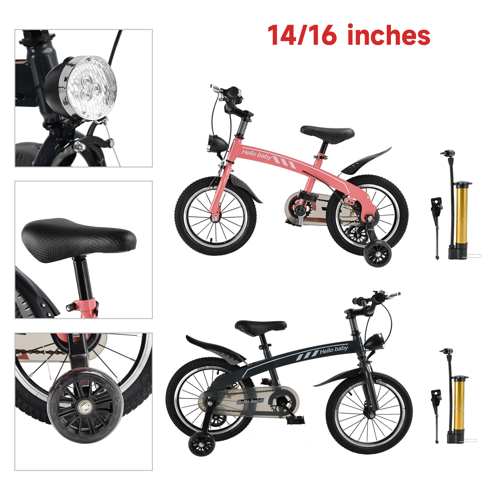 With  Led Headlight Auxiliary Wheels R1