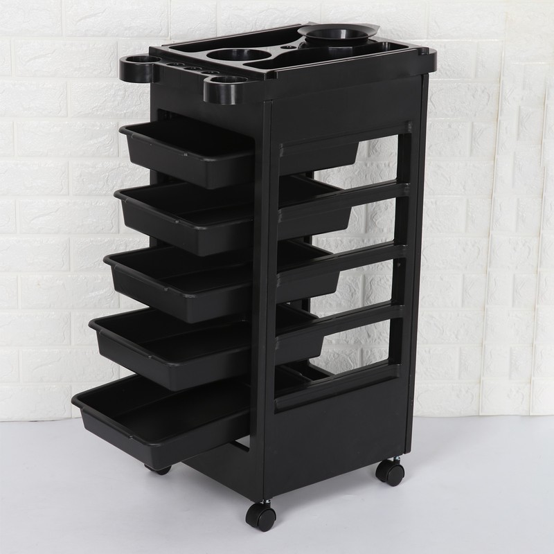 Salon Hairdresser Barber Beauty Storage Trolley Hair Drawers