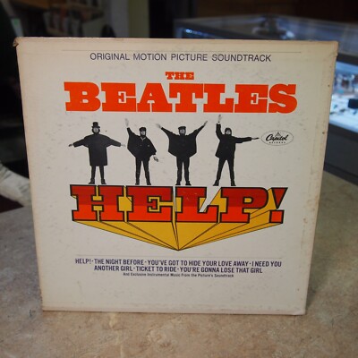 The Beatles Help! Soundtrack RARE 1965 3 KEN THORNE CREDITS MONO LP VINYL ALBUM