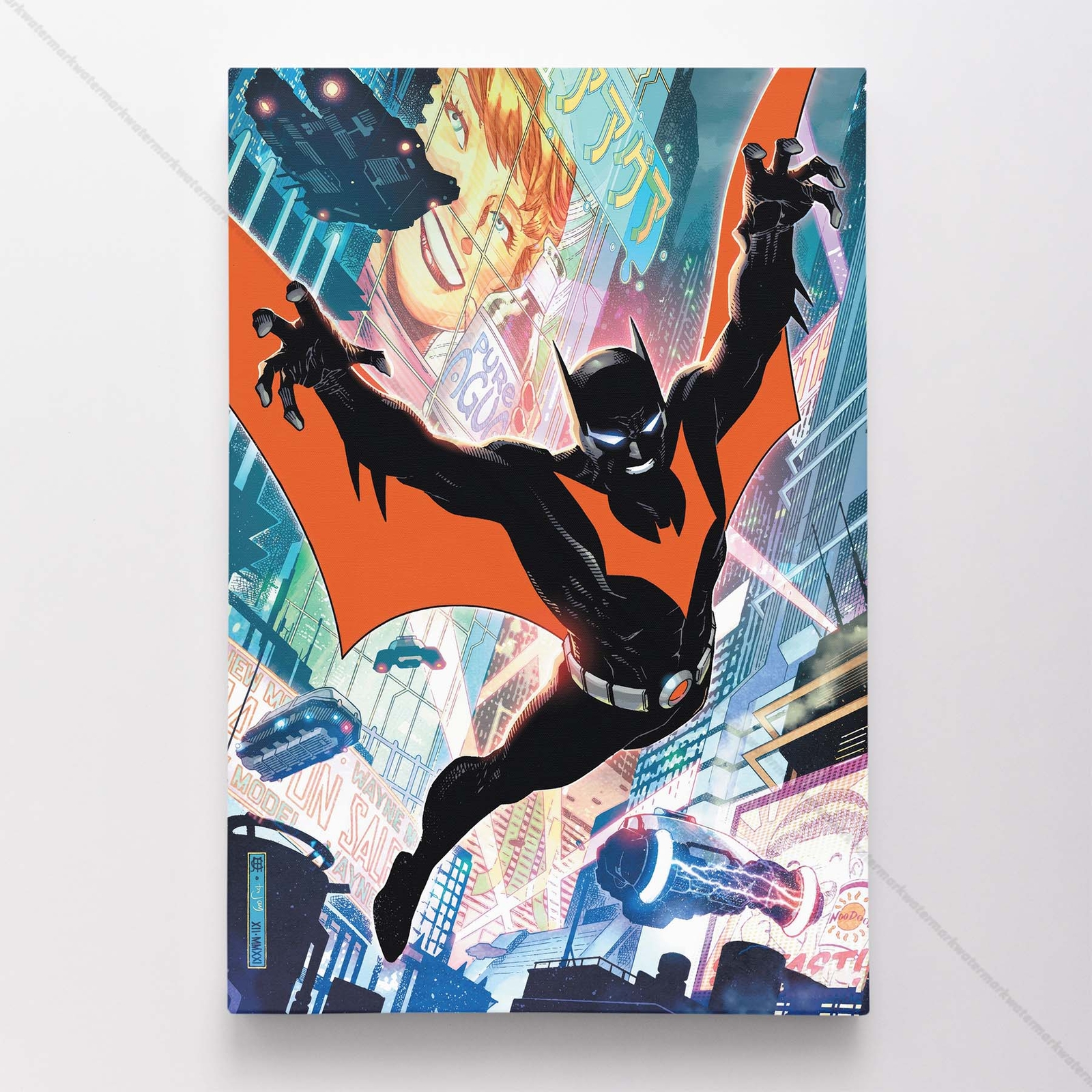 Batman Beyond Poster Canvas DC Comic Book Cover Art Print #8616