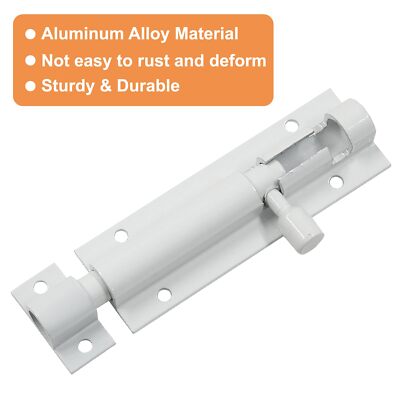 2 Pack 3 Inch Barrel Bolt Lock Slide Latch Lock for Security Gate Warehouse