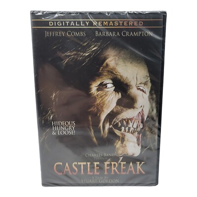 Castle Freak Remastered DVD Horror 90s Vintage Monster Cult B Movie NEW
