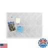 Umbra Trigon, Wall Mounted Bulletin Board, Magnetic Board, and Message Board, White
