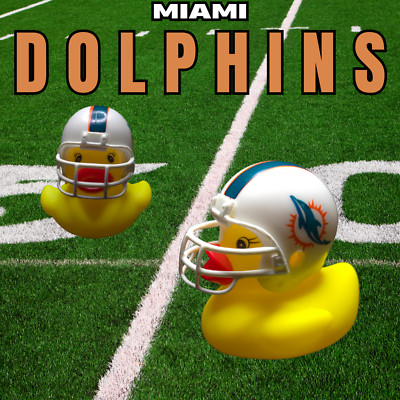 Yellow NFL Team Themed Duck for Jeep Decor and Fan Collectible