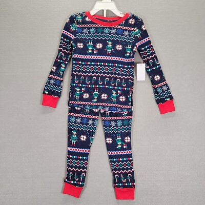 Joe Boxer Toddler  Christmas pajama Boys 2 Pieces,Elves, candy canes, Size 3T
