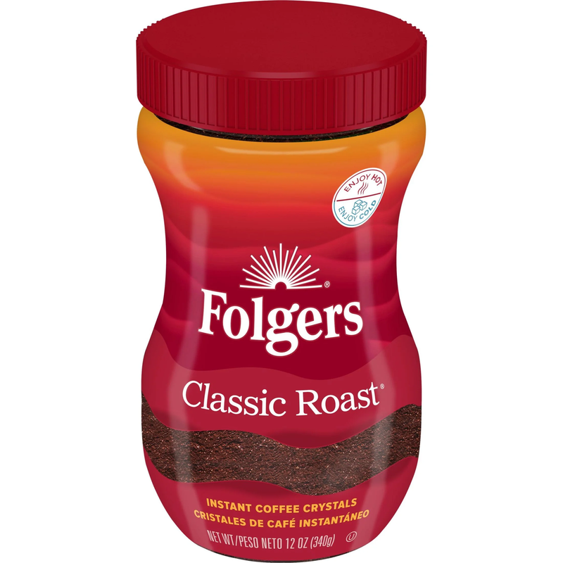 Classic Roast Instant Coffee, 12 Oz Jar