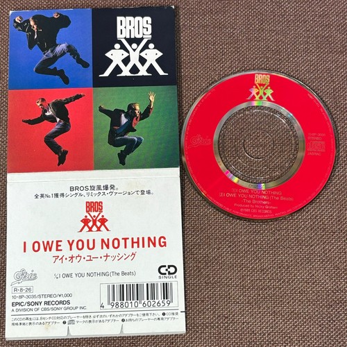 BROS I Owe You Nothing JAPAN 3