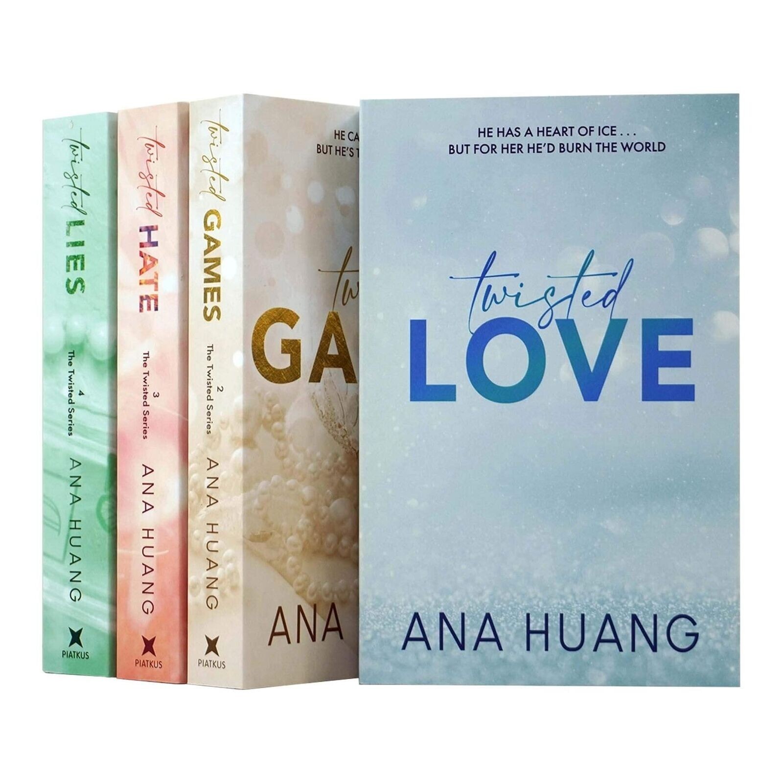 Twisted Series 4 Books Collection Set by Ana Huang Twisted Love, Lies,Games,Hate Twisted Series 4 Books Collection Set by Ana Huang Twisted Love, Lies,Games,Hate