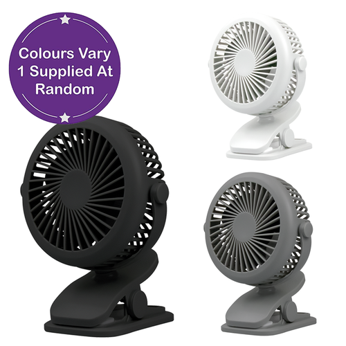 Clip On Mini Fan With Tilting Head