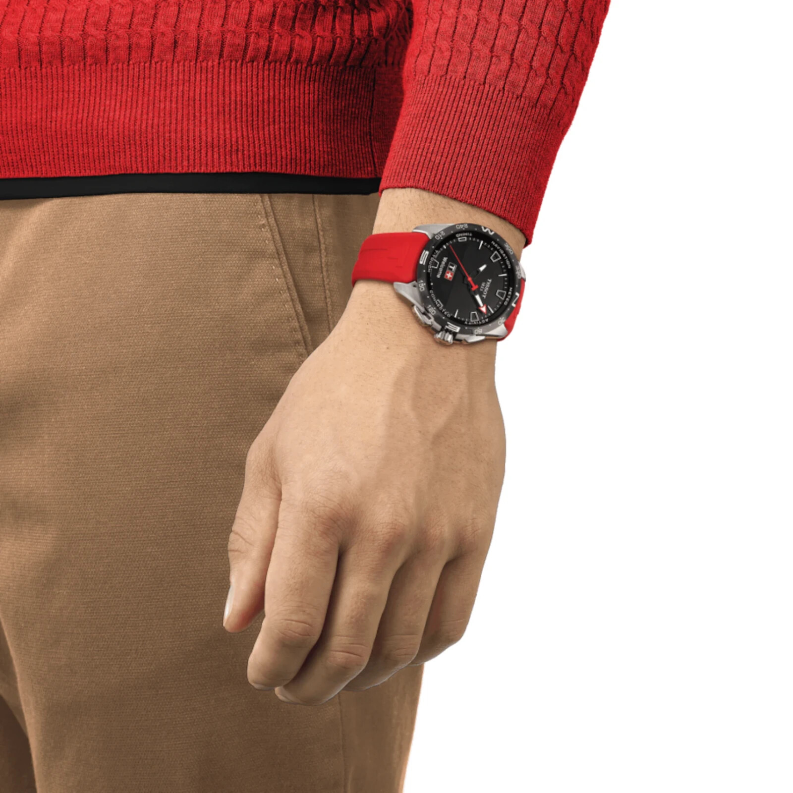 Pre-owned Tissot T-touch Connect Professional With Tags Timepiece T121.420.47.051.01