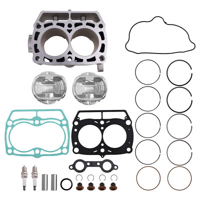 Cylinder & Piston Ring Kit W/ Gasket Set for Polaris RZR 800 EFI 08  - 14