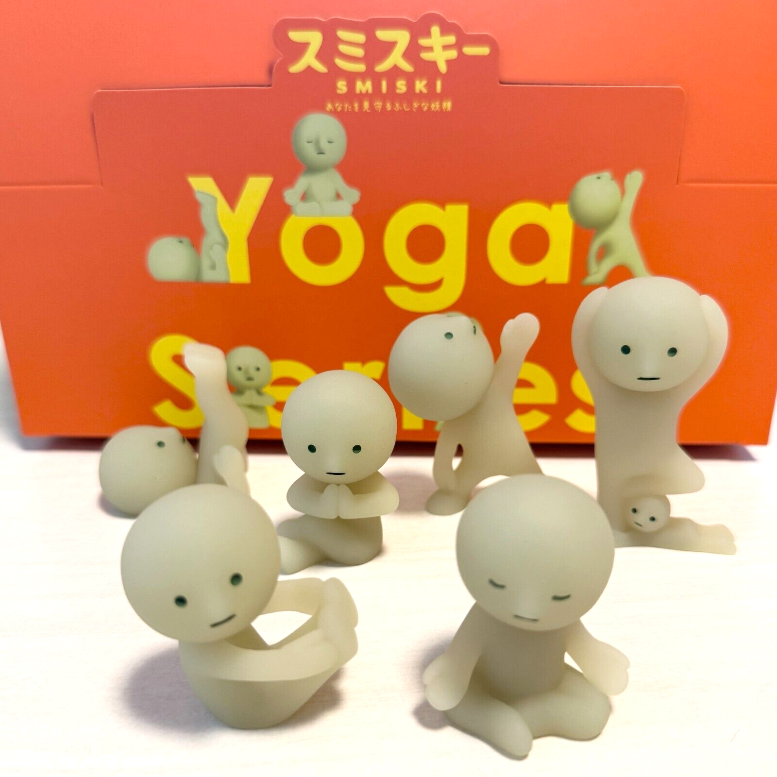 smiski secret スミスキー Yoga フィギュア SMISKI Yoga Series Mini Figure 6 Types Set No Box New | eBay