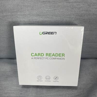 Ugreen USB 3.0 Card  Reader 2 Cards Simultaneously A5*6 NEW