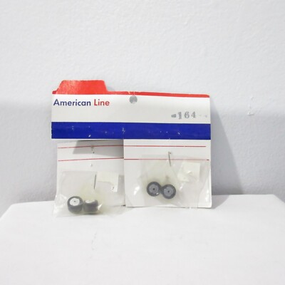 TYCO SLOT CAR HO '' 2 '' PAIR REAR  WHEELS & TIRES w/440-X2 ON TIRES NOS